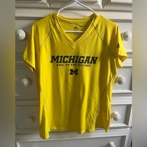 Women’s Size L University of Michigan Adidas Tshirt